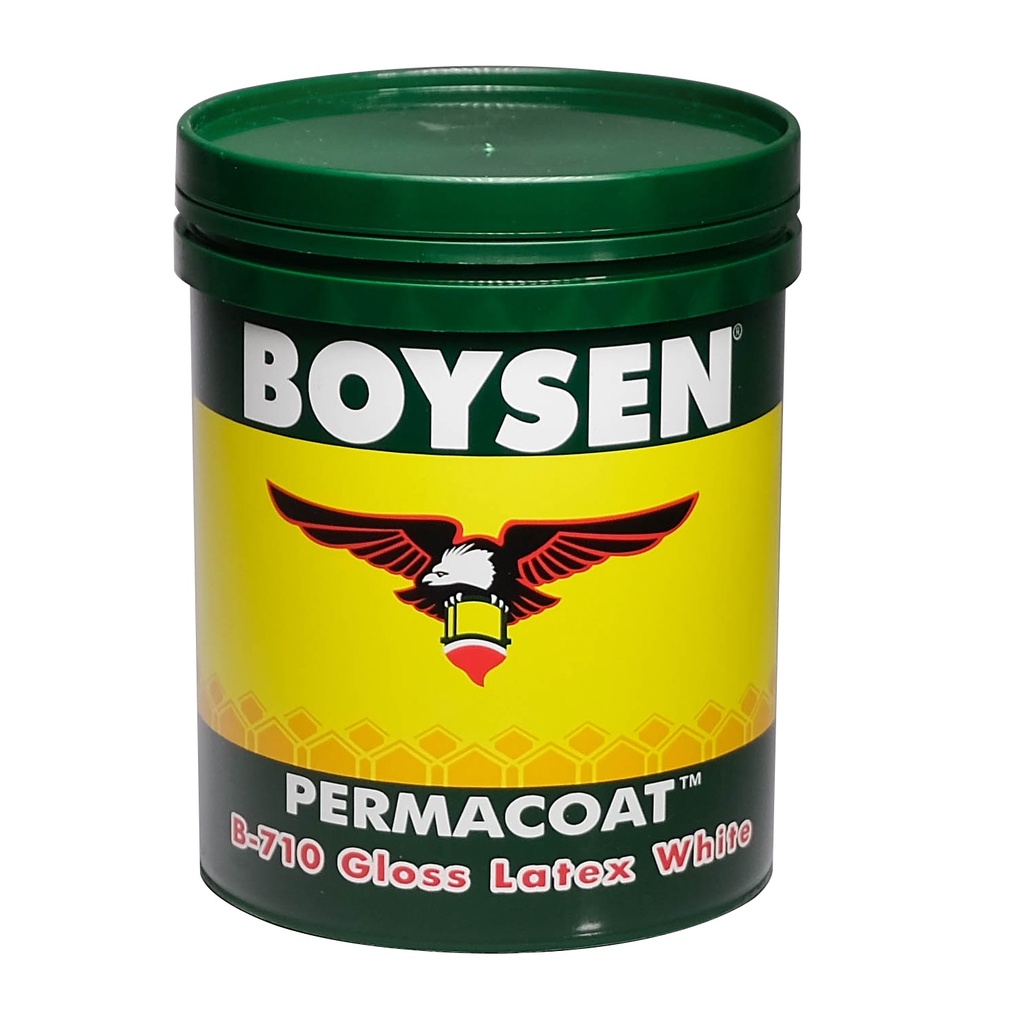 Boysen Permacoat Gloss Latex White B710 (1 Liter Paint) Shopee Philippines
