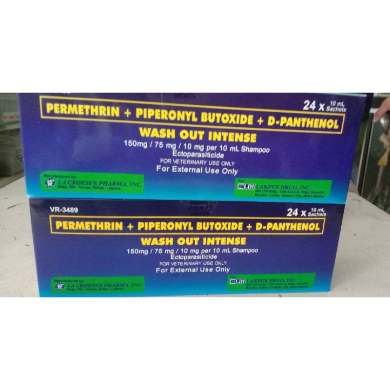 Wash Out Intense Animal Shampoo 10ml Sachet Shopee Philippines