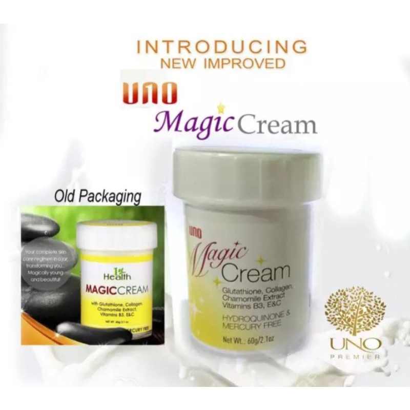 UNO Magic Cream with Glutathione, Collagen, Chamomile extraction