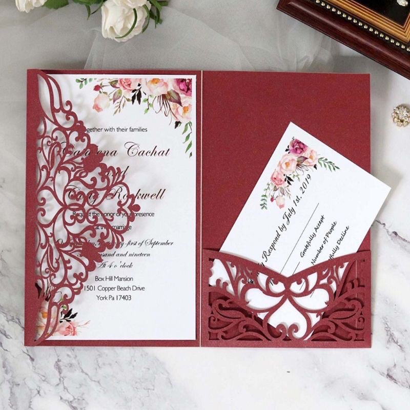 4x6 WEDDING INVITATIONS Shopee Philippines