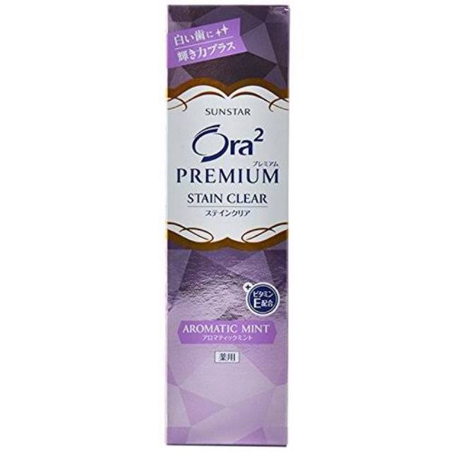 Ora2 premium stain clear aromatic mint toothpaste /toothpaste japan