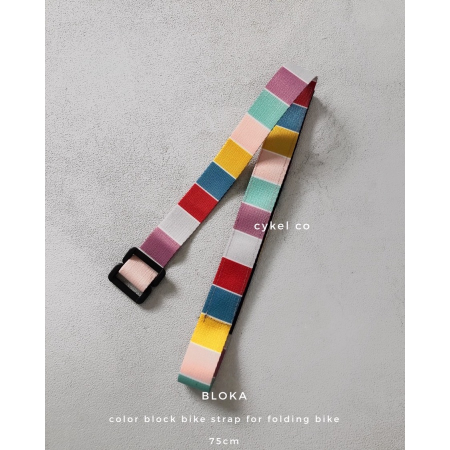 Assorted colors folding bike velcro straps fnhon dahon etc Shopee