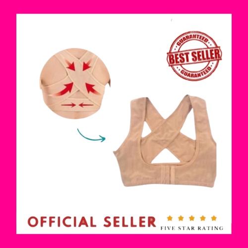 Premium Bust Up Bra Brace Up Shoulder Supporter Adjustable Posture Support Lifting Bra Strap
