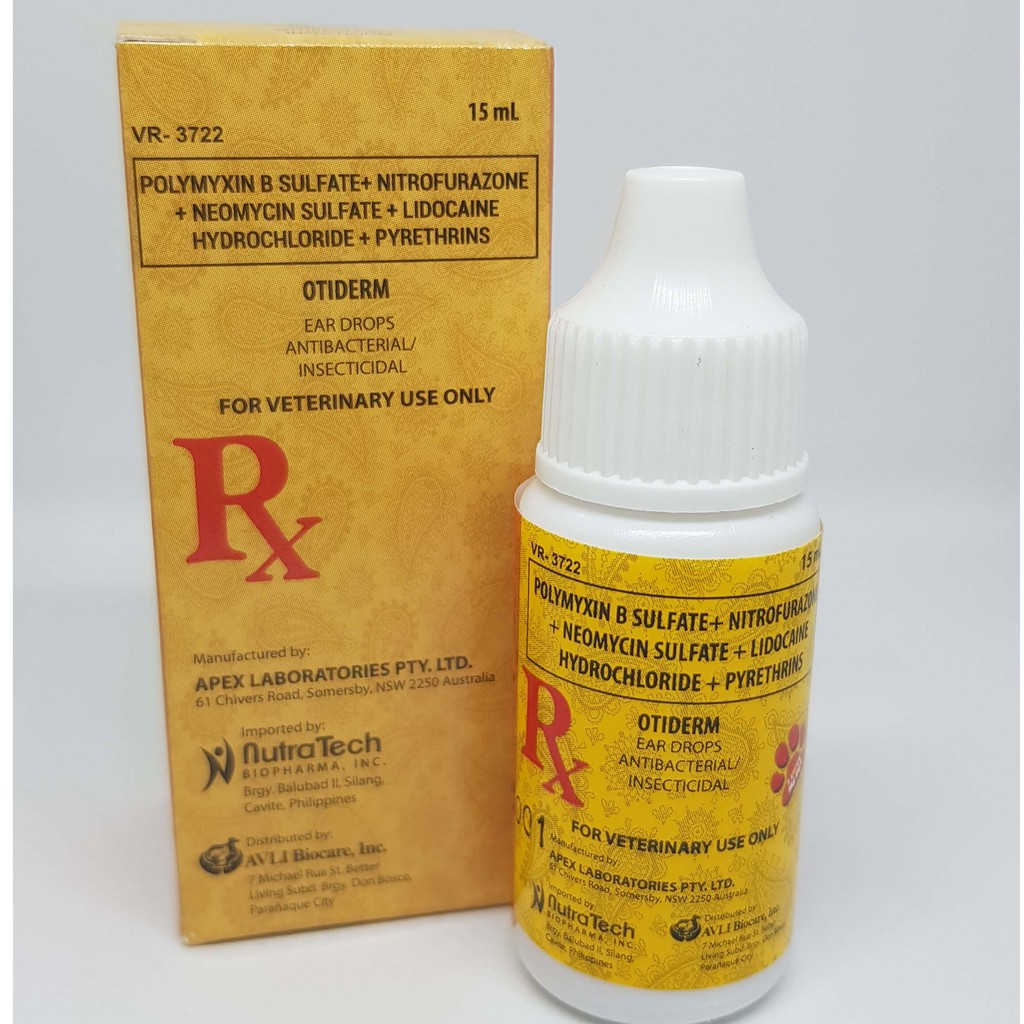Otiderm Ear Drops (15mL) Shopee Philippines