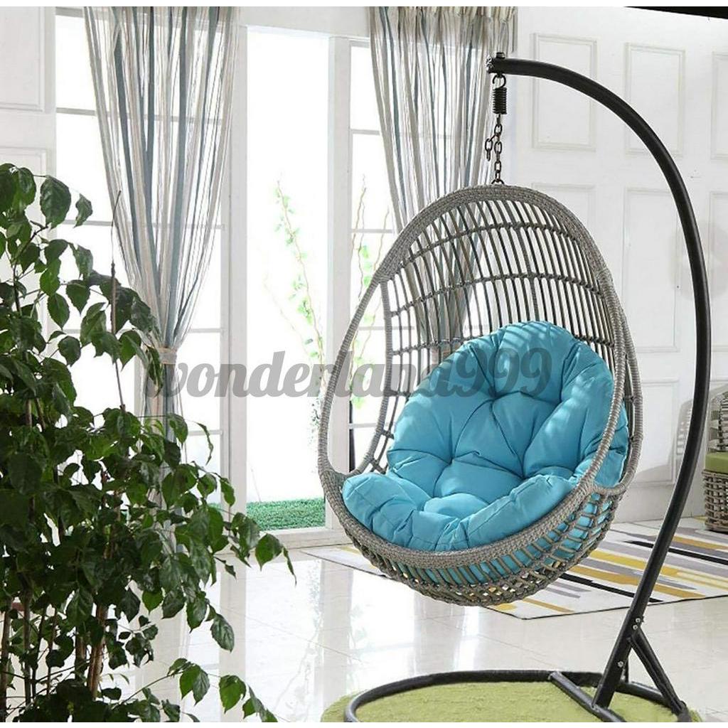 Round Hanging Egg Hammock Chair Cushion Swing Seat Cushion Thick Nest