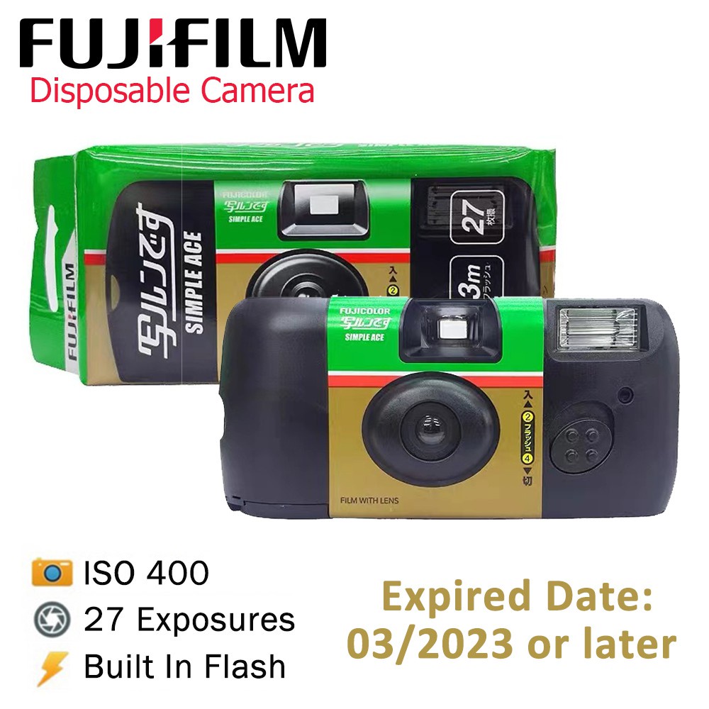 【Hot Stock】Fujifilm Simple Ace Disposable Camera Expiration 03/2023