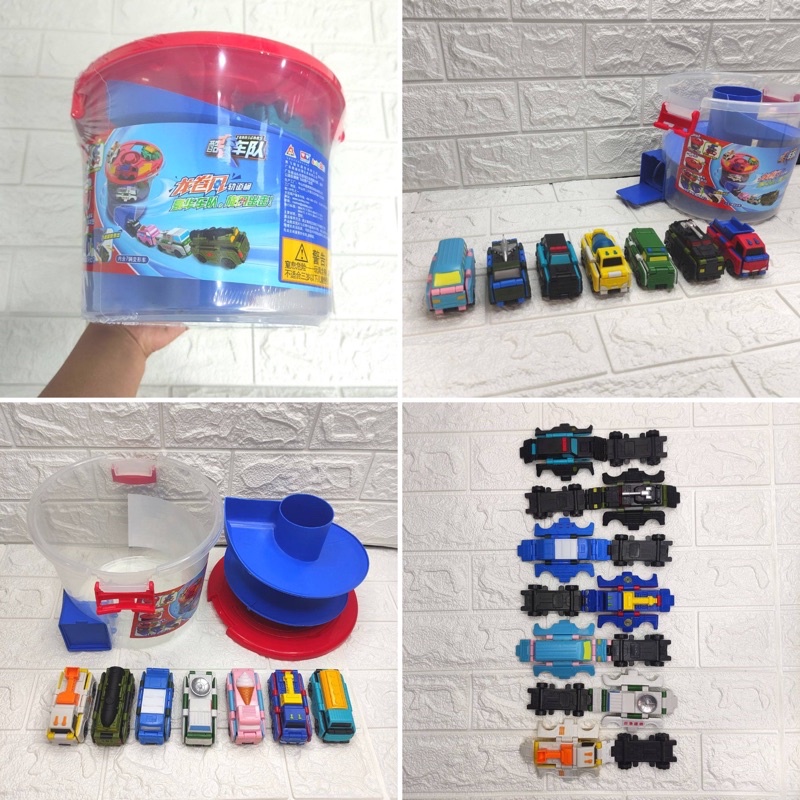 Container Truck / Expandable Car toy Storage Truck / 5 in1 Cars Bucket