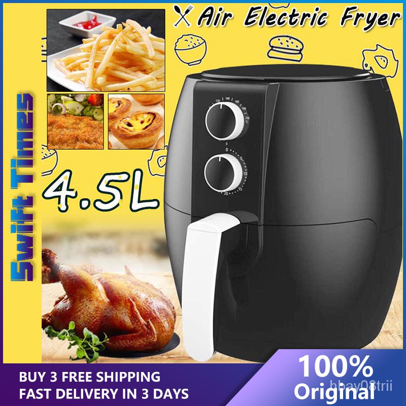 4.5L Air Fryer 1350W 220V Oil free Health Fryer Cooker Airfryer Pizza