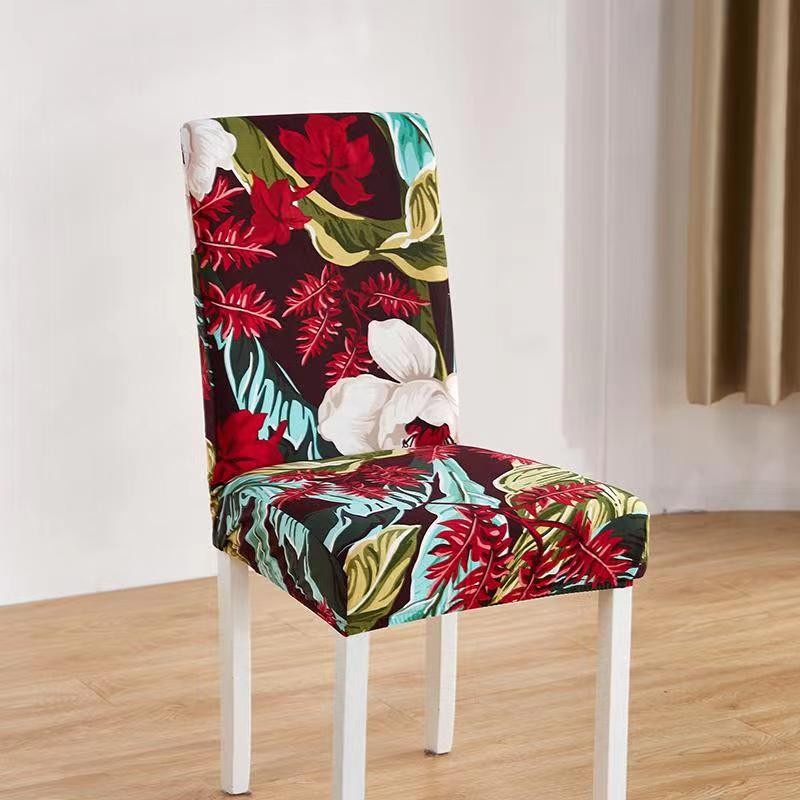 6PCS Elastic Chair Cover Printed Shopee Philippines