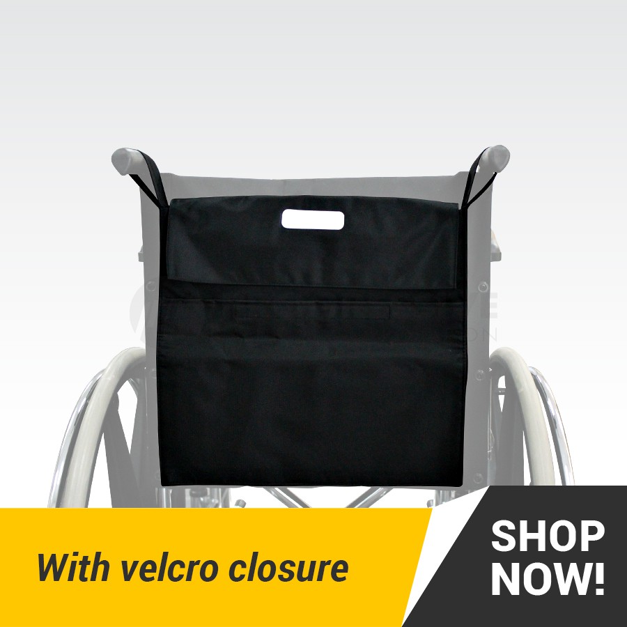Back Rest Bag, Additional Compartment for Wheelchair, Wheelchair