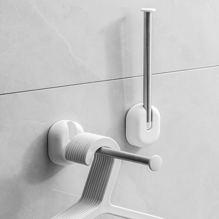 Rotating Hook Hanger Storage Stainless Steel PerforationFree Folding