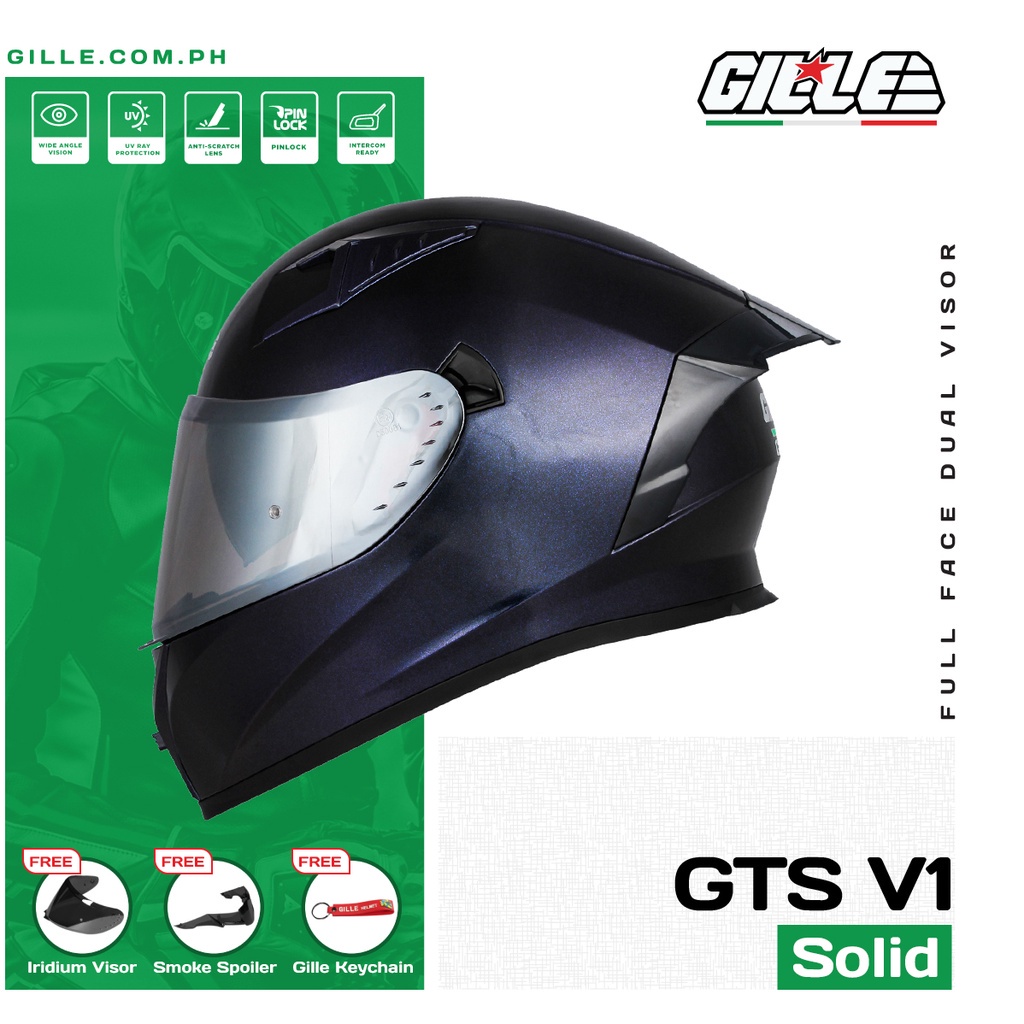 Gille Helmet Full face 135 CHAMELEON Series V1 Solid Full Face Dual