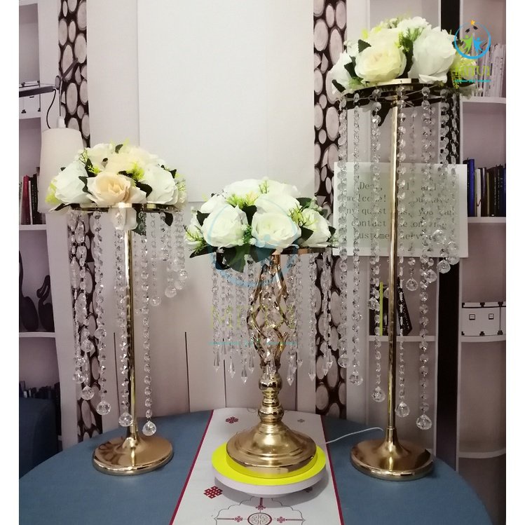 Candle Holder Flower Vase Wedding Centerpiece Lead Road Candlestick for