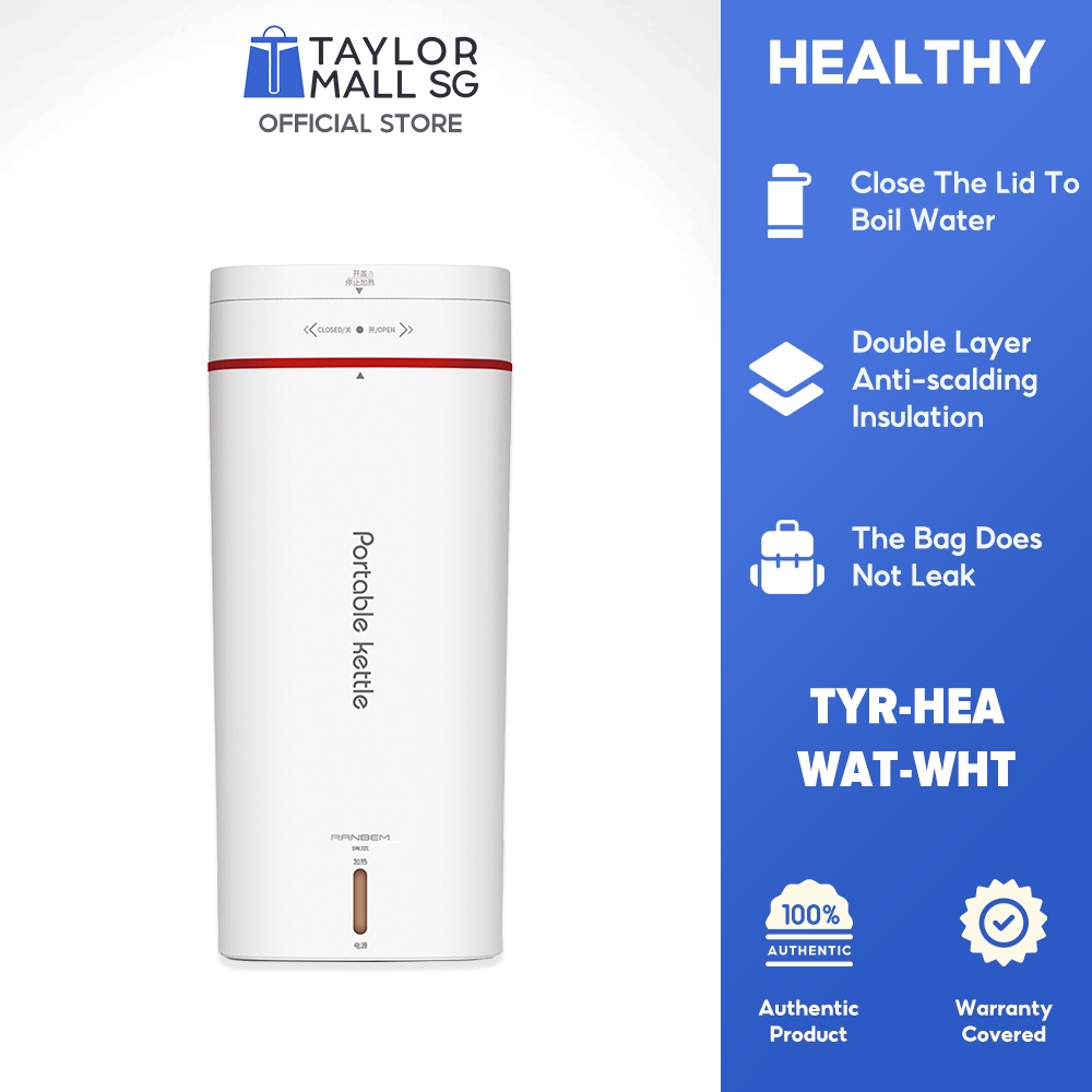 Taylor Mall SG Portable Water Kettle Travel Outdoor Office Fast
