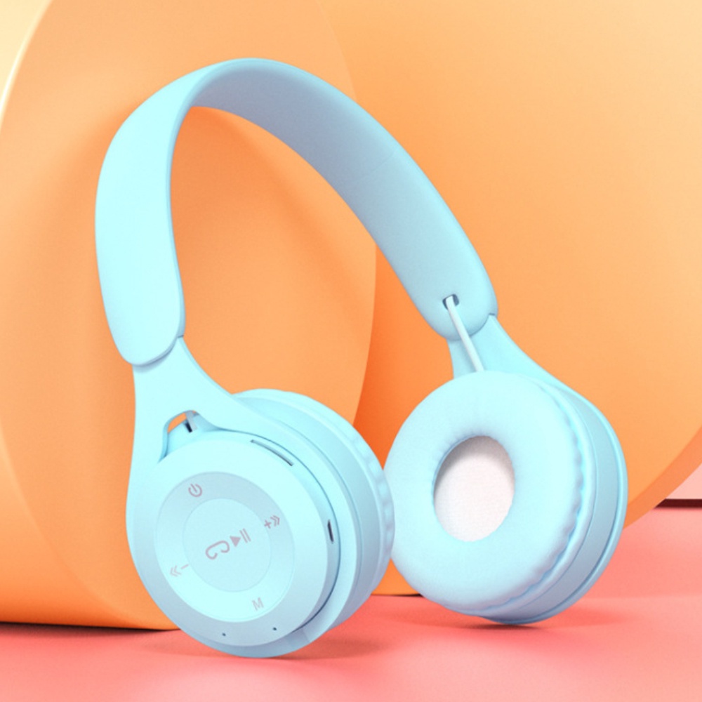 Wireless Bluetooth OnEar Headphones HiFi Stereo Over Ear Headphone