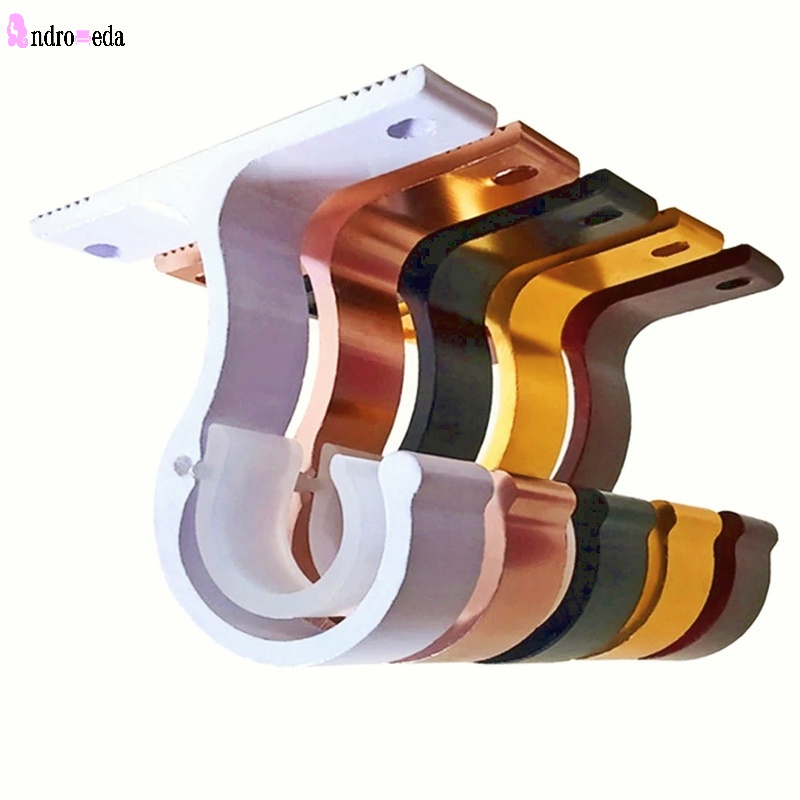 1Pc Curtain Rod Brackets Aluminum Alloy Home Ceiling Curtain Rod