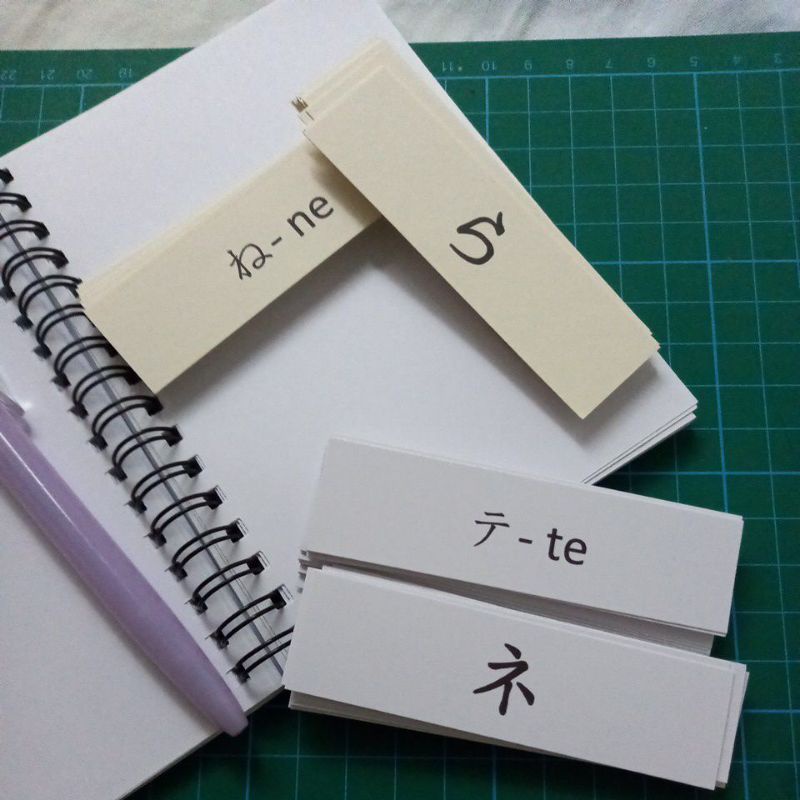 Basic Hiragana and Katakana Flashcards Japanese Alphabet Flashcards