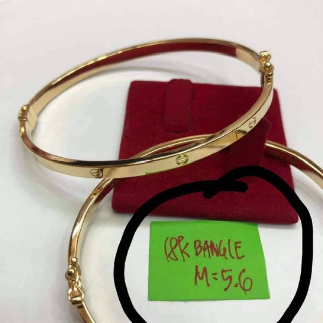 18k Saudi Gold Bangle Shopee Philippines