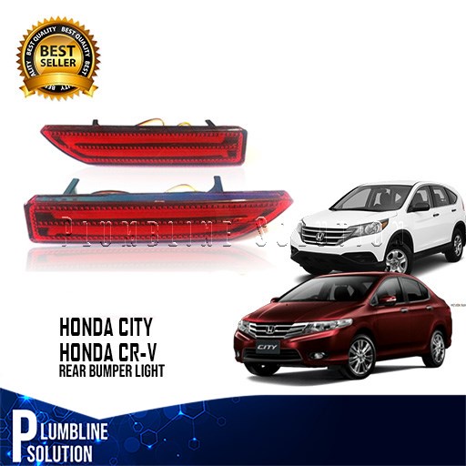 Rear Bumper Light for Honda City 2012 - 2018 / Honda CRV / LED Rear
