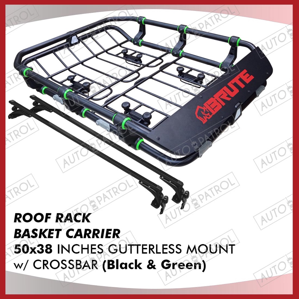 Aerorack Brute Roof Rack Carrier Car Basket (ATOMIC) 50"x38" Black