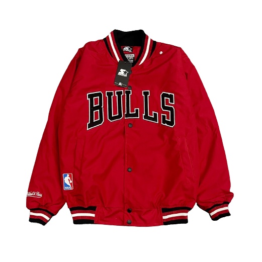 Varsity Chicago Bulls Mitchells Jacket Ness Tag & Label Embroidery