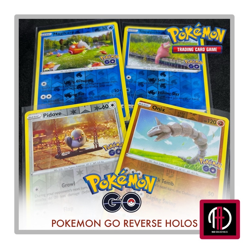 Pokemon TCG Singles Pokemon GO Reverse Holo Cards Numel Bidoof