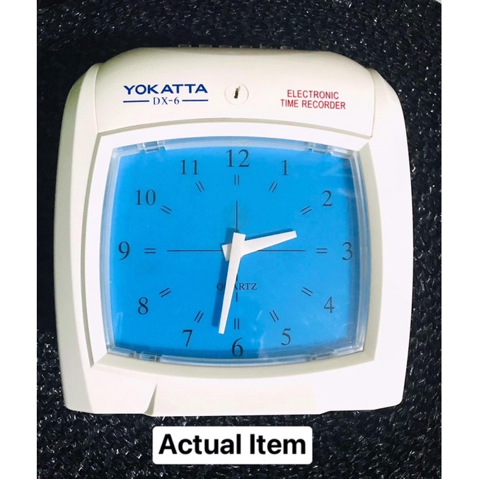 YOKATTA DX6 TIME RECODER BUNDY CLOCK Shopee Philippines