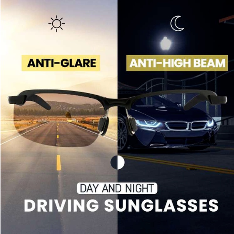 Men's Ladies Sunglasses Day and Night Driving Glasses Smart Color Changing Polarized Sunglasses