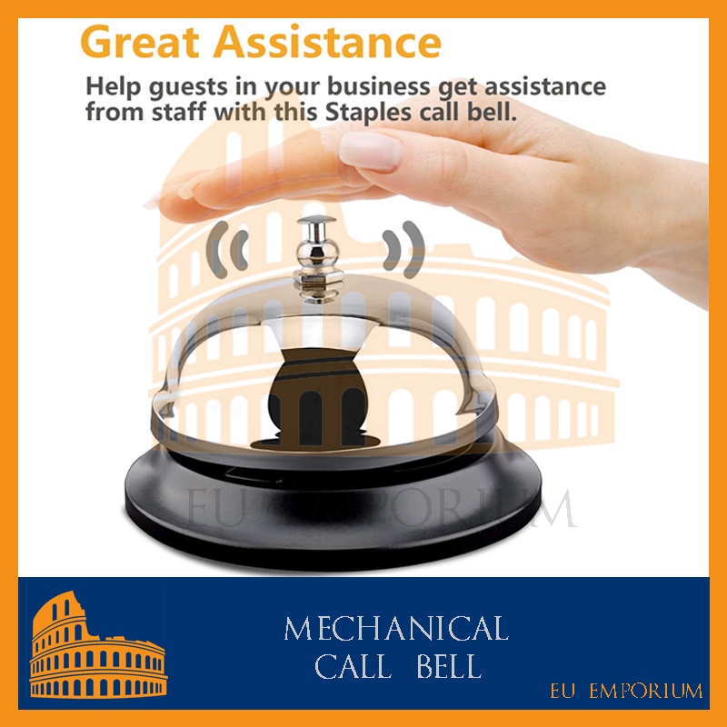 Mechanical Call Bell for Hotels, Schools, Restaurants, Reception