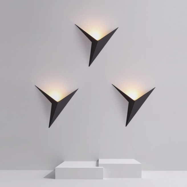 LED Triangular Wall Lamp Modern Minimalist Living Room Background Wall