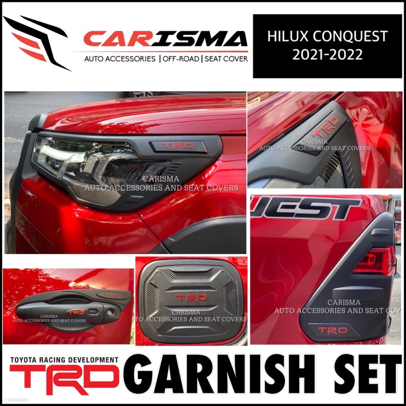 TOYOTA HILUX CONQUEST 20212022 TRD GARNISH SET (hilux accessories