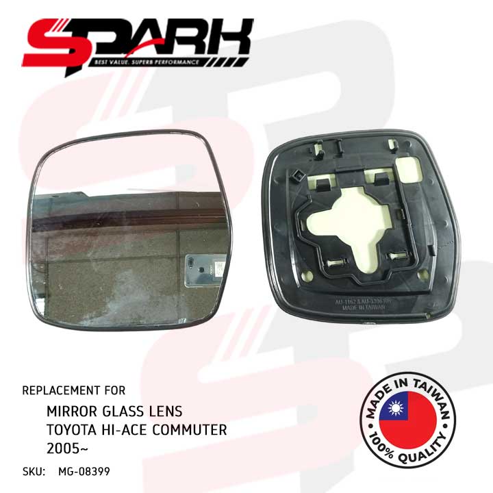 Side Mirror Lens Glass Lens for Toyota Hiace HiAce Hiace Grandia 2005