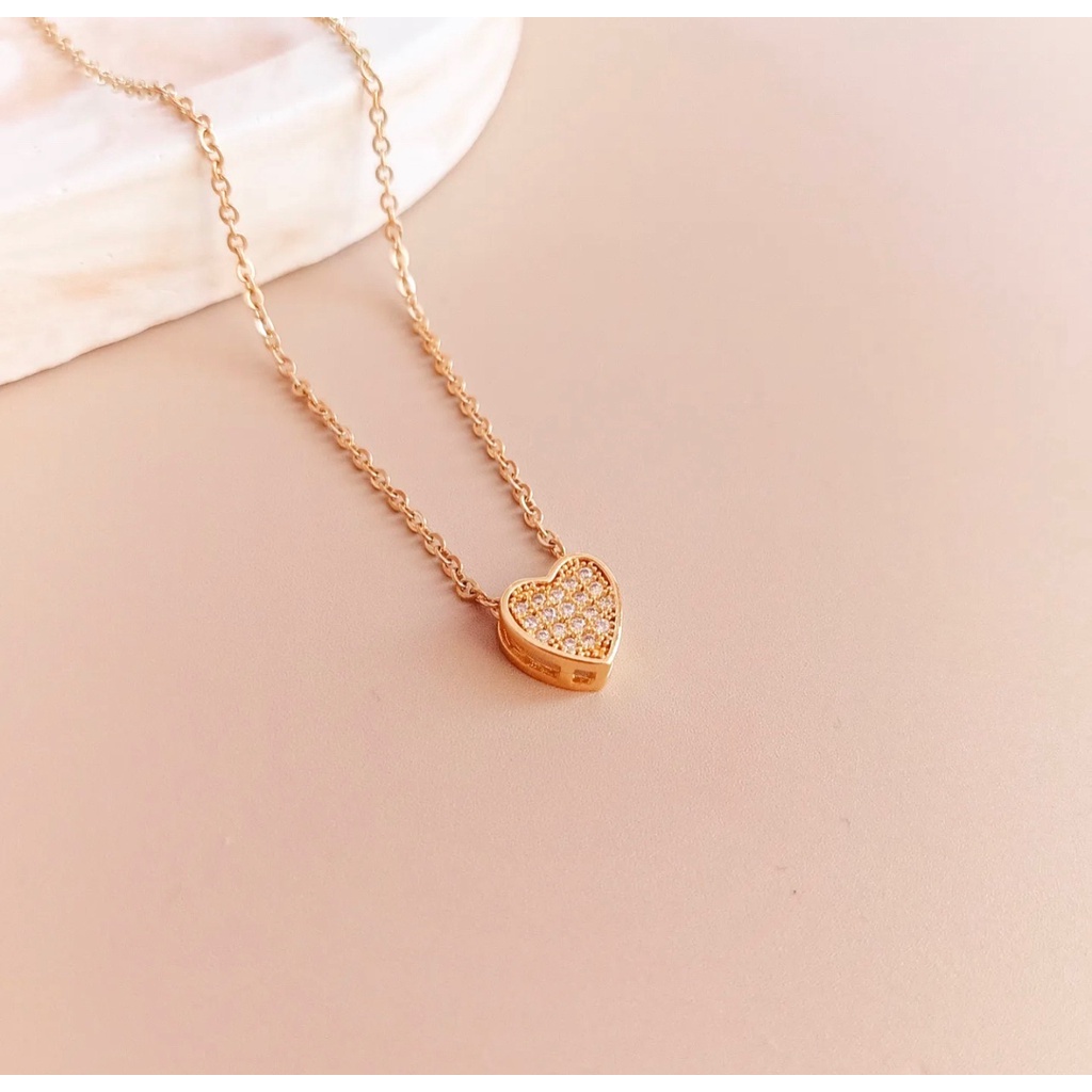 Neutrals.mnl (Non Tarnish) Minimalist and studded Dainty necklaces in