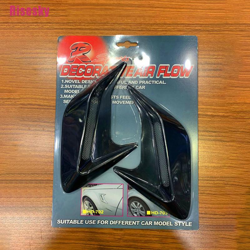 Risesky Carbon Fibre Car Shark Gills Emulation Vent Side Air Inlet
