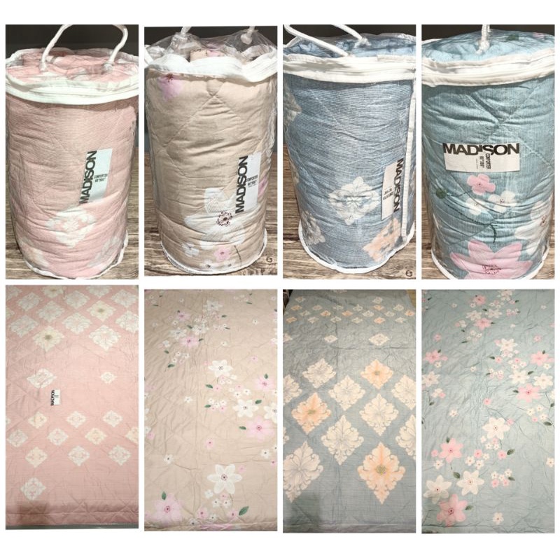 60x80 Summer Quilted Comforter 100 Cotton (Fit to single and Double