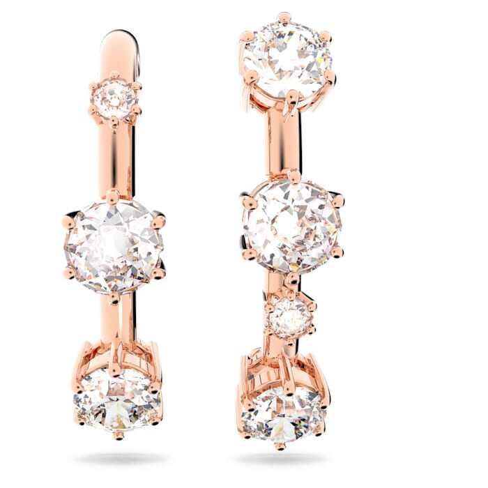 Swarovski Constella Ear Bone Clip New Row Diamond Rose Gold Chic