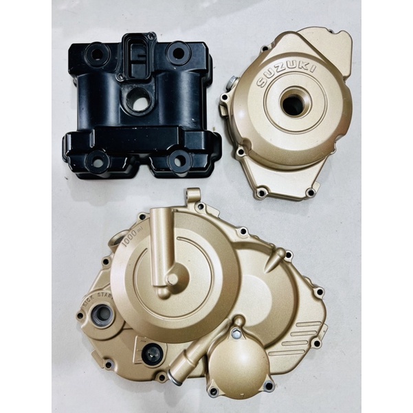 Stock Crankcase Set Raider 150 Carb Crank Case 1 pls see ff pics for issues scratchs and dents