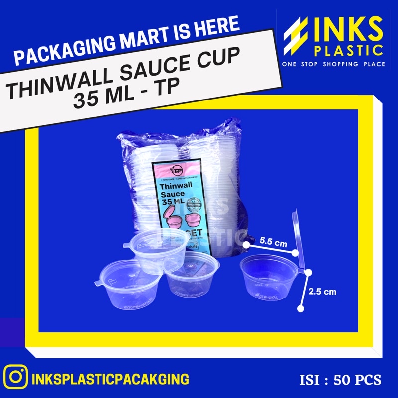 New!! SAUCE CUP 35ml TP (50Pcs) Shopee Philippines