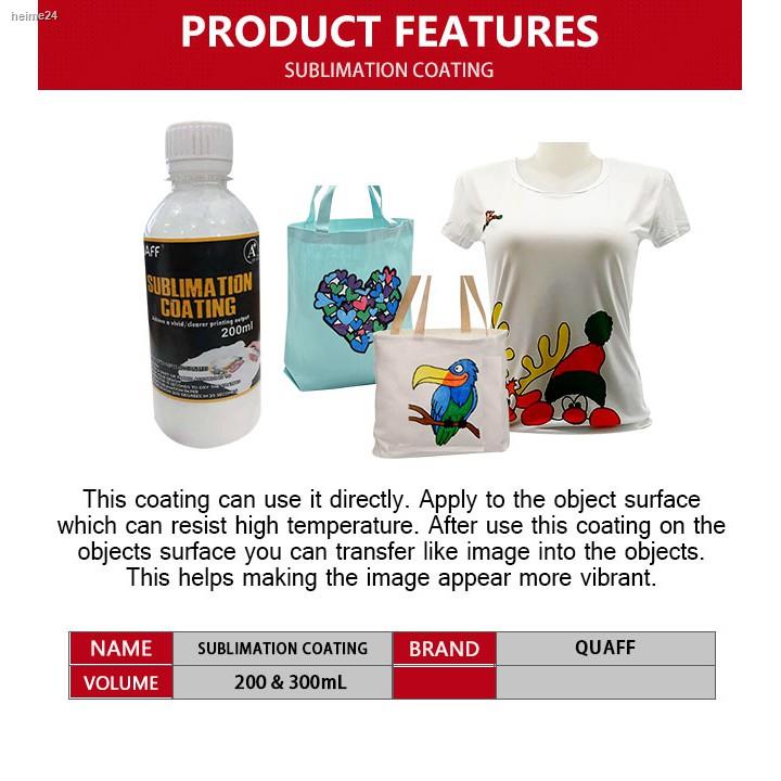 QUAFF Sublimation Coating for Cotton TShirt / garments ( 300ml
