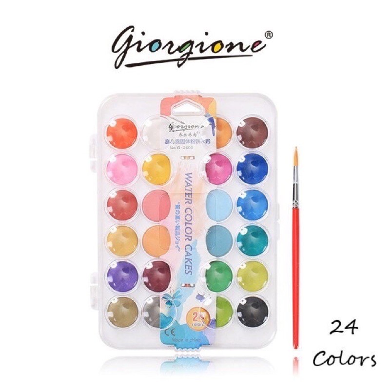 Watercolor Cakes 12/16/24/28/36/48 Colors Shopee Philippines