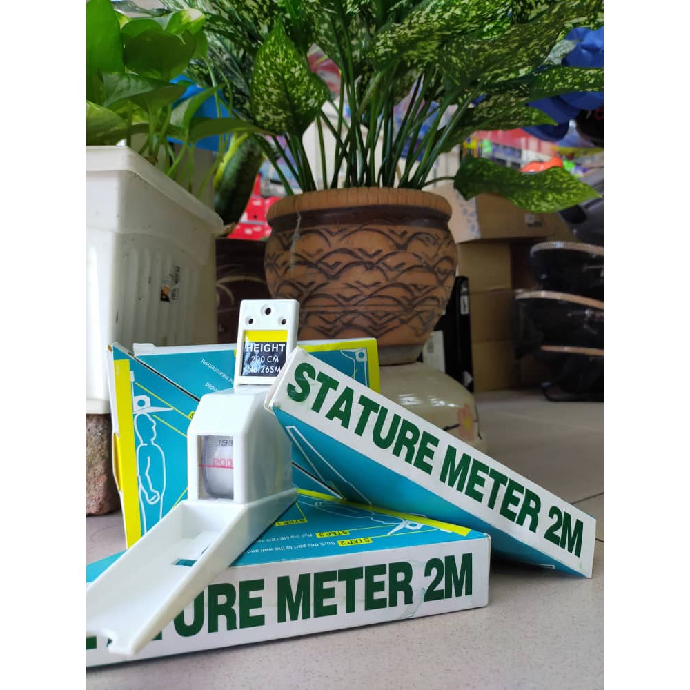 STATURE HEIGHT TAPE / GROWTH TAPE / MOUNTED WALL STADIOMETER TAPE MEASURES METER 2M ( SEGAK