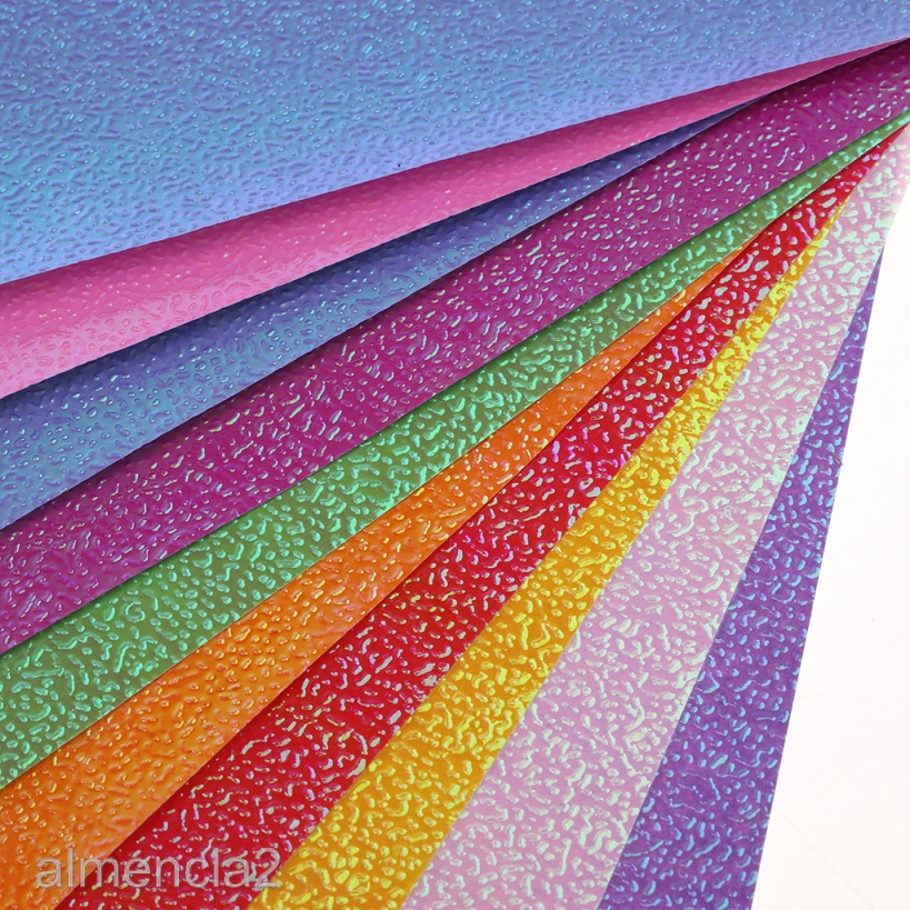 100 PCS Colored Shimmer Paper Handmade DIY Craft Paper Shopee Philippines