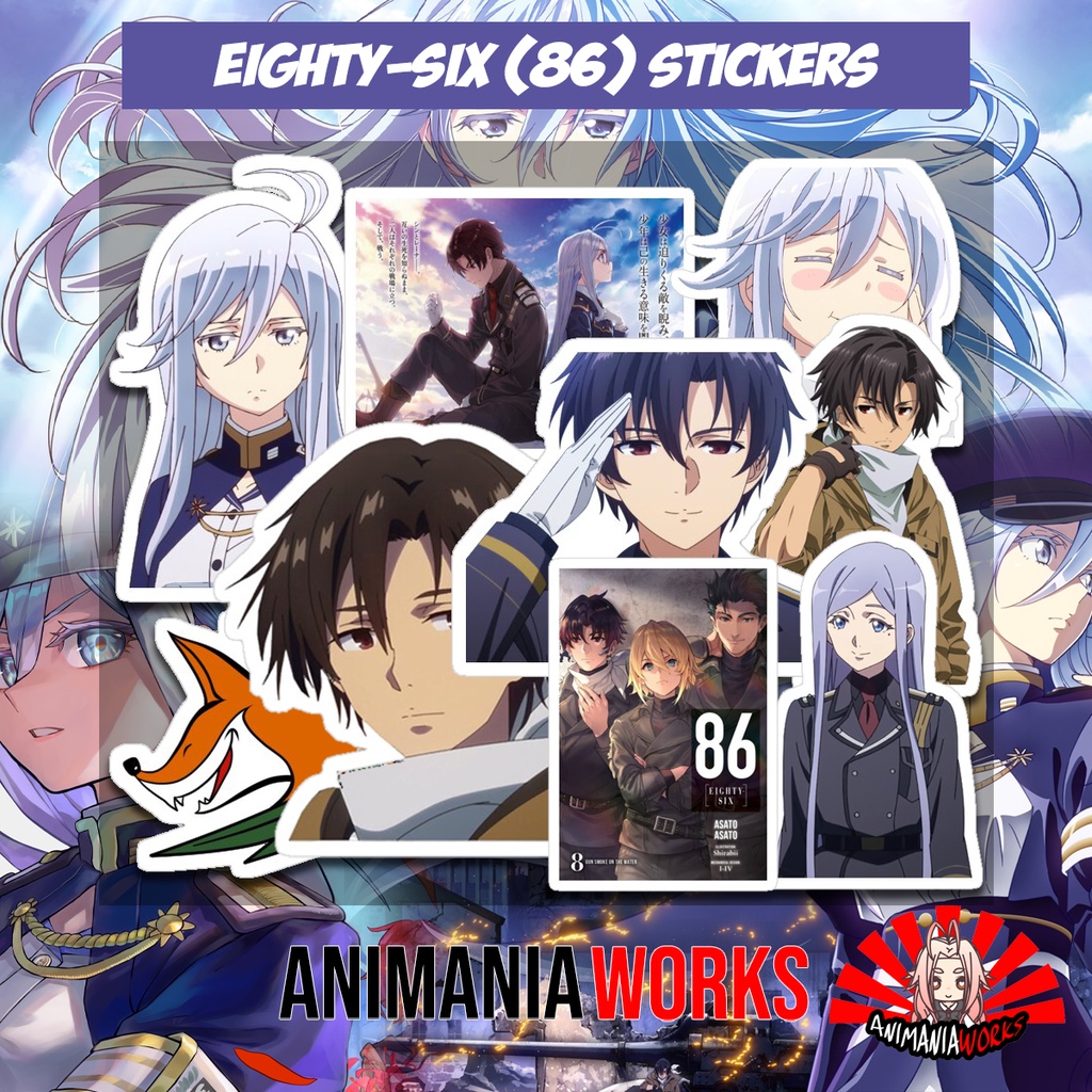 Anime Stickers / EightySix 86 Anime Sticker Collection / Laminated