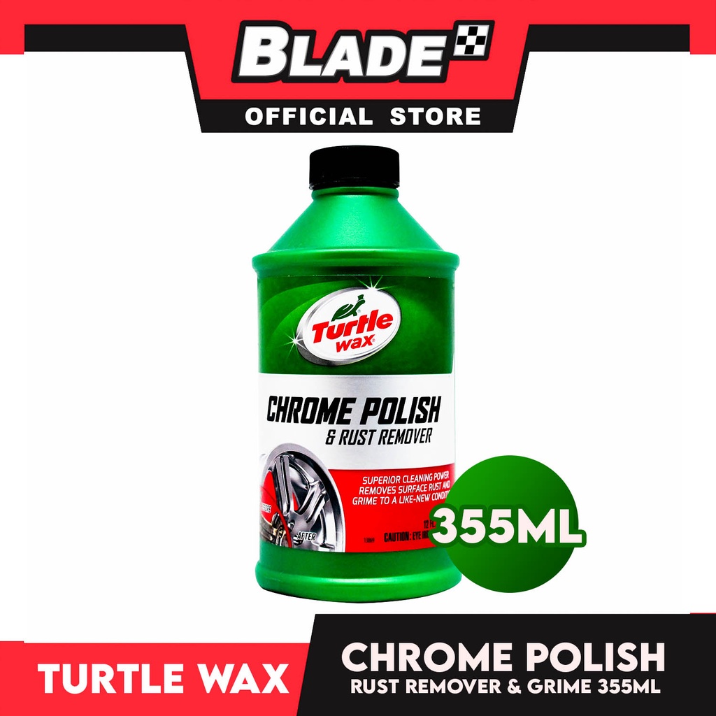 Turtle Wax Chrome Polish & Rust Remover 355mL Shopee Philippines
