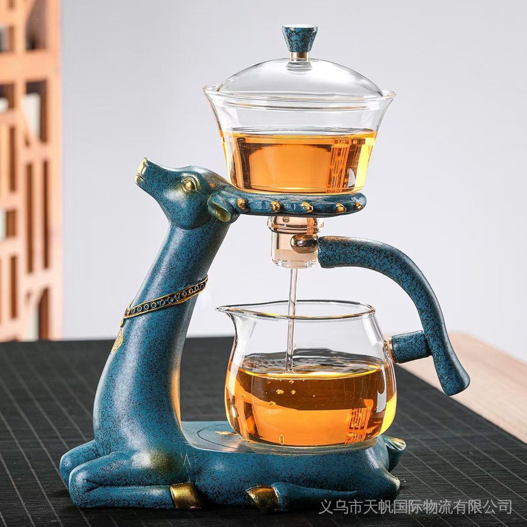 【New product】Teapot Infuser Glass Oolong Tea SemiAutomatic 350