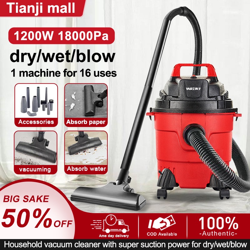 [Spot] 15L 1200W Household Carpet Vacuum Cleaner 3 in 1 Wet Dryer