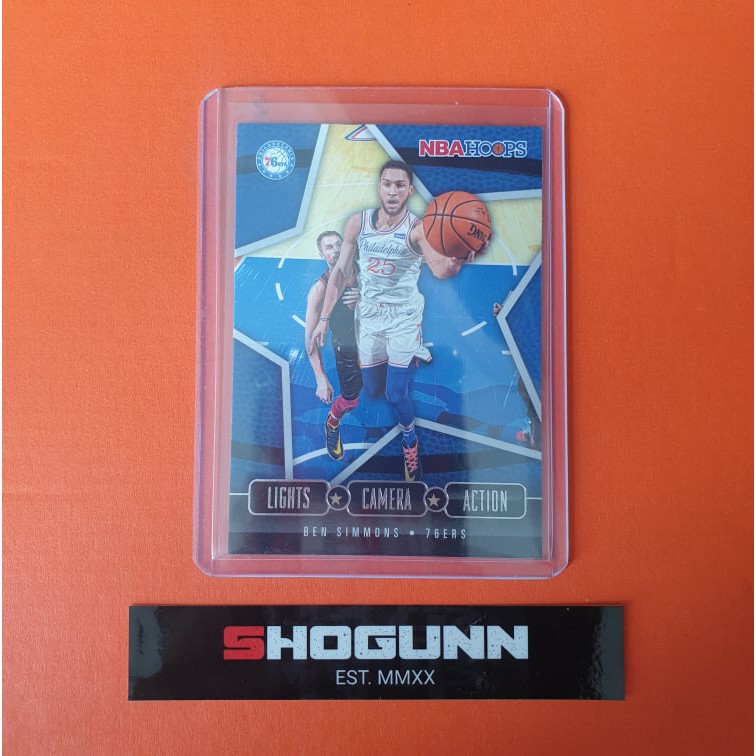 BEN SIMMONS NO. 11 LIGHTS CAMERA ACTION Panini NBA Hoops (20202021