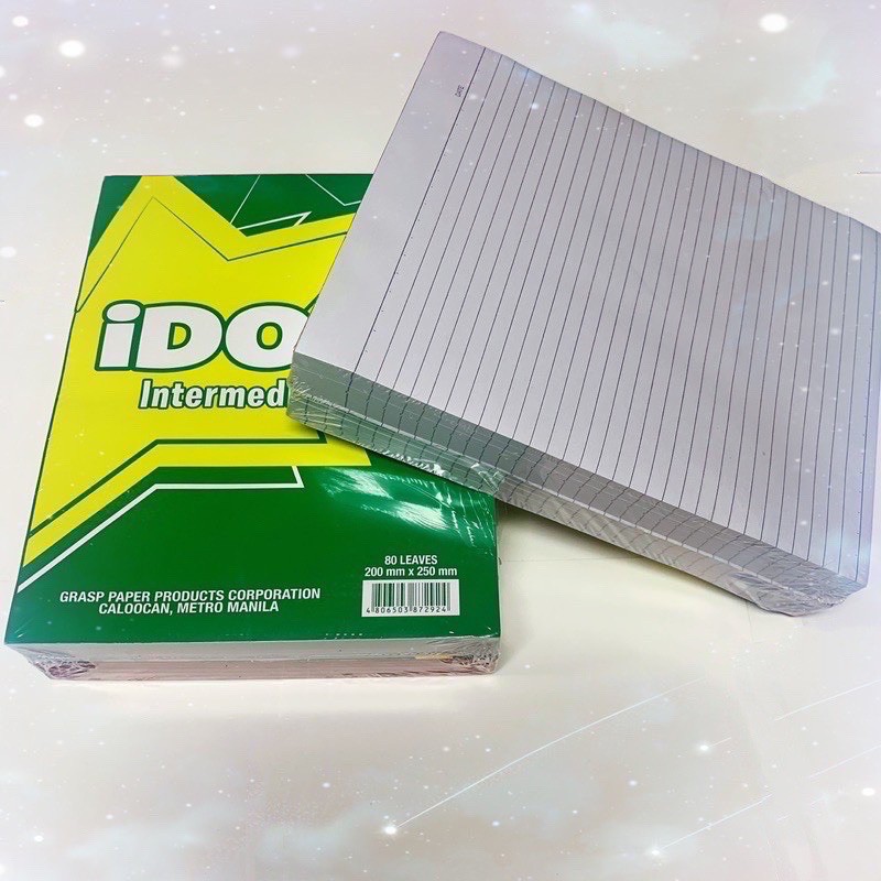 Intermediate pad paper long pad paper per 10pads Shopee Philippines