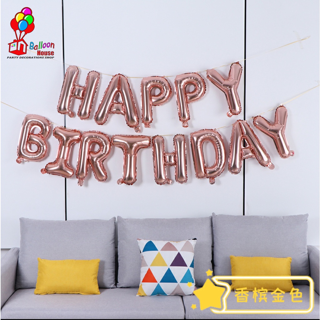Balloon House 16inch foil balloons happy birthday balloon decor party