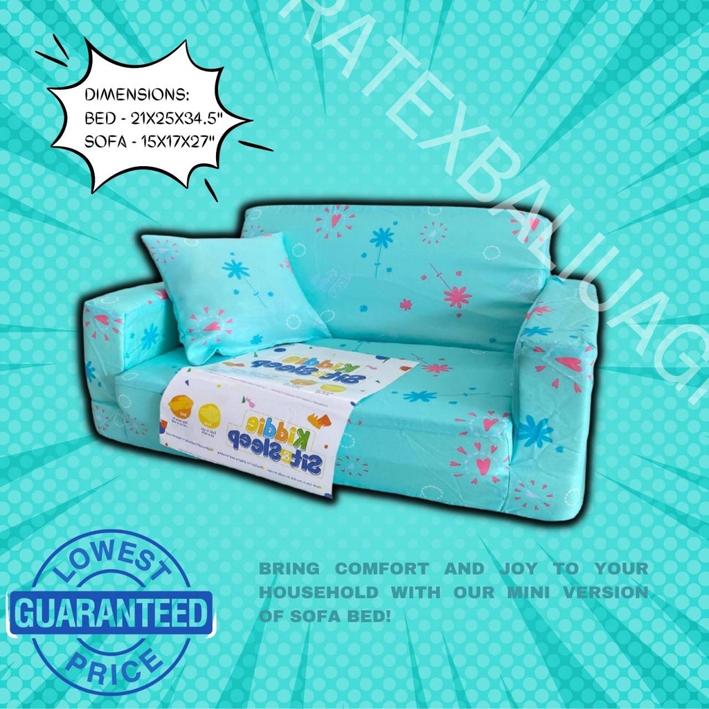 THE ORIGINAL! URATEX Kiddie Sofa Bed Sit & Sleep FOR KIDS AND FURBABIES